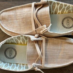 Hey Dude Beige Casual Shoes
